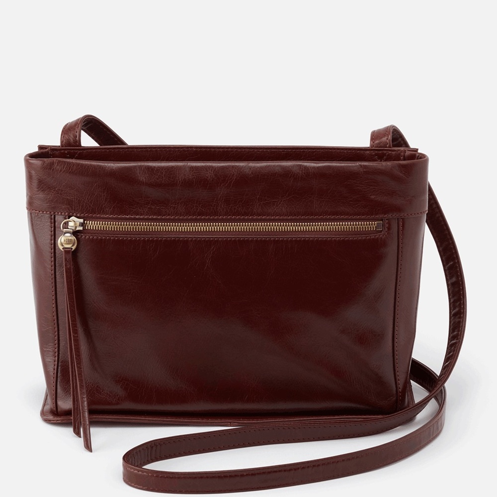 HOBO Lexie Crossbody Bag in Rich Burgundy, Like New